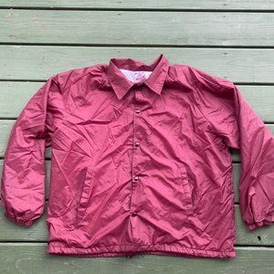 Vintage Maroon Windbreaker Size Men's XL